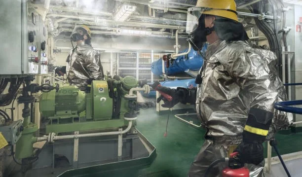 Firefighter’s outfit and BA, ARCSHIP Oman