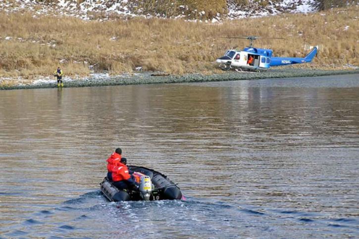 rescue operation in the water